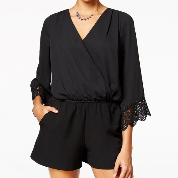 BCX Other - Black romper NWT